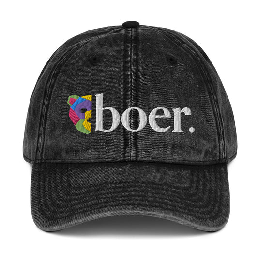 bear logo embroidered hat