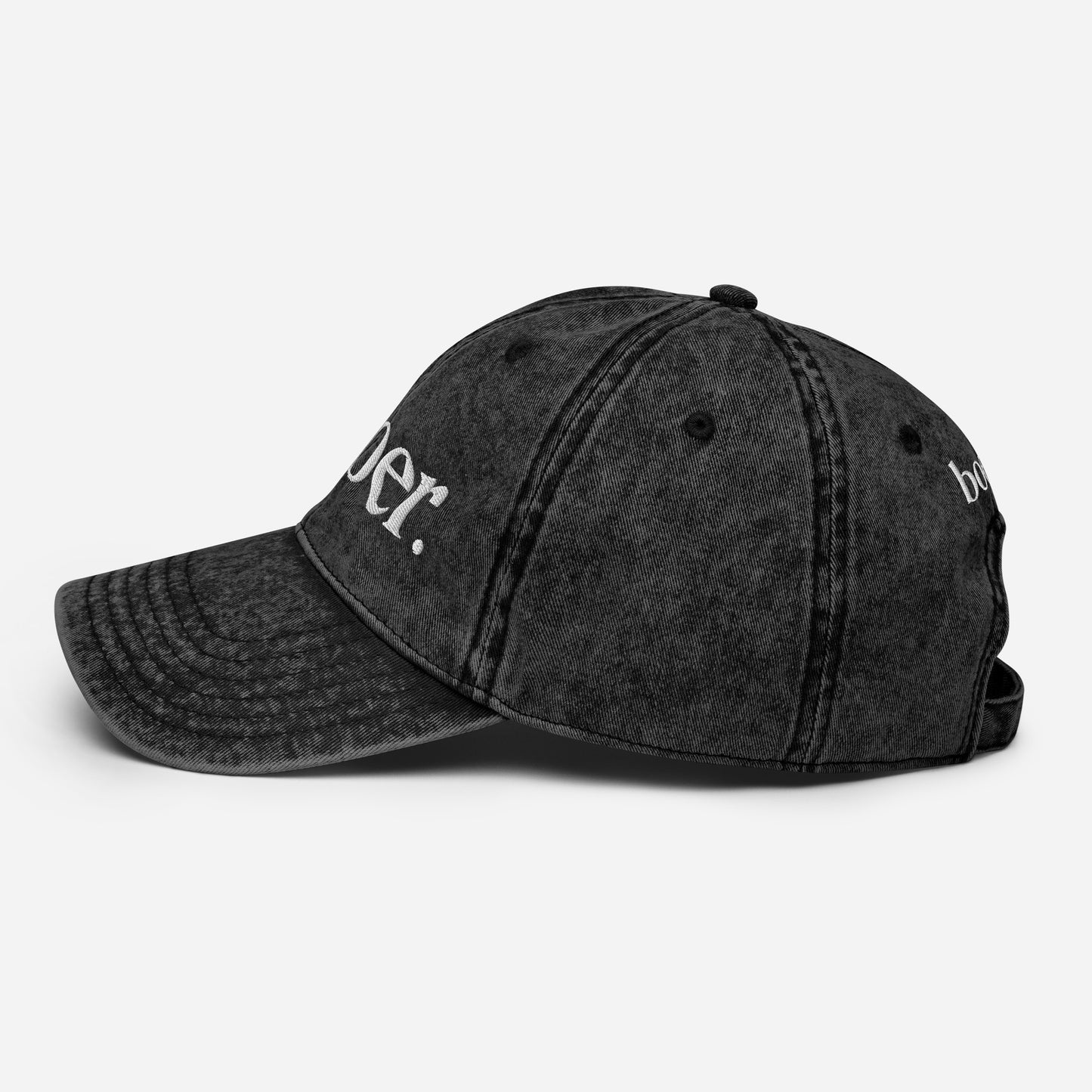 bear logo embroidered hat